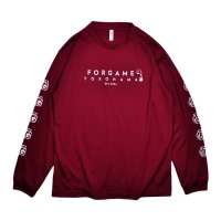 <img class='new_mark_img1' src='https://img.shop-pro.jp/img/new/icons47.gif' style='border:none;display:inline;margin:0px;padding:0px;width:auto;' />forgame SIDE LOGO DRY LONG T-SHIRT(Burgundy)