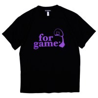 <img class='new_mark_img1' src='https://img.shop-pro.jp/img/new/icons47.gif' style='border:none;display:inline;margin:0px;padding:0px;width:auto;' />forgame LOGO DRY T-SHIRT(Black/Purple)