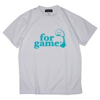 <img class='new_mark_img1' src='https://img.shop-pro.jp/img/new/icons47.gif' style='border:none;display:inline;margin:0px;padding:0px;width:auto;' />forgame LOGO DRY T-SHIRT(White/Turquoise)