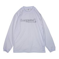 <img class='new_mark_img1' src='https://img.shop-pro.jp/img/new/icons47.gif' style='border:none;display:inline;margin:0px;padding:0px;width:auto;' />forgame SIDELGO DRY LONG T-SHIRT(White/Silver)