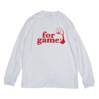 <img class='new_mark_img1' src='https://img.shop-pro.jp/img/new/icons5.gif' style='border:none;display:inline;margin:0px;padding:0px;width:auto;' />forgame LGO DRY LONG T-SHIRT(White/Red)