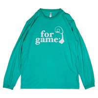 <img class='new_mark_img1' src='https://img.shop-pro.jp/img/new/icons47.gif' style='border:none;display:inline;margin:0px;padding:0px;width:auto;' />forgame LOGO DRY LONG T-SHIRT(Mint Green/White)