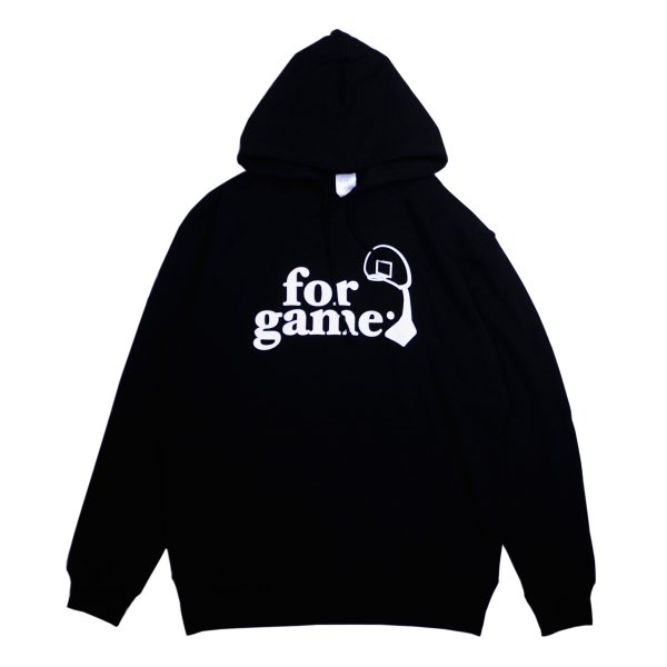 forgame LOGO Pullover Parka (Black/White) - バスケットボール