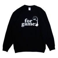 <img class='new_mark_img1' src='https://img.shop-pro.jp/img/new/icons5.gif' style='border:none;display:inline;margin:0px;padding:0px;width:auto;' />forgame LOGO CREW SWEAT (Black/White)
