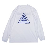 <img class='new_mark_img1' src='https://img.shop-pro.jp/img/new/icons5.gif' style='border:none;display:inline;margin:0px;padding:0px;width:auto;' />forgame EVERYDAY DRY LONG T-SHIRT(White/Royal Blue)