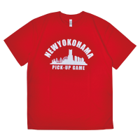 <img class='new_mark_img1' src='https://img.shop-pro.jp/img/new/icons47.gif' style='border:none;display:inline;margin:0px;padding:0px;width:auto;' />NEWYOKOHAMA PICK-UP GAME DRY TEE (Red/White)