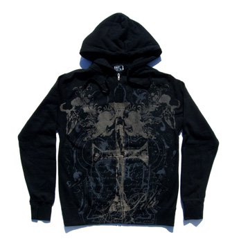 <img class='new_mark_img1' src='https://img.shop-pro.jp/img/new/icons24.gif' style='border:none;display:inline;margin:0px;padding:0px;width:auto;' />PIKE APPAREL - IRON CROSS ZIP-UP HOODED SWEATSHIRT