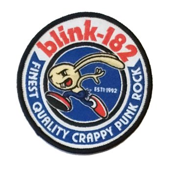 BLINK 182 - CRAPPY PUNK ROCK CIRCLE PATCH