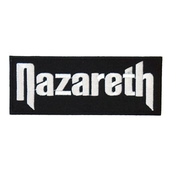 NAZARETH - WHITE LOGO PATCH