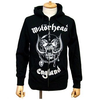 motorhead zip up hoodie