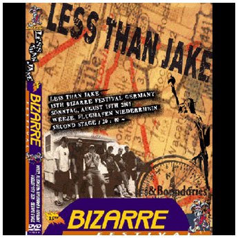 LESS THAN JAKE - BIZARRE FESTIVAL GERMANY 8.19TH 2001 DVD