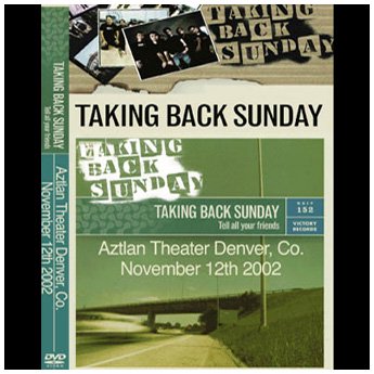 <img class='new_mark_img1' src='https://img.shop-pro.jp/img/new/icons24.gif' style='border:none;display:inline;margin:0px;padding:0px;width:auto;' />TAKING BACK SUNDAY - AZTLAN THEATER DENVER, CO.11.12.2002 DVD