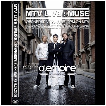 <img class='new_mark_img1' src='https://img.shop-pro.jp/img/new/icons24.gif' style='border:none;display:inline;margin:0px;padding:0px;width:auto;' />MUSE - SHEPHERD'S BUSH EMPIRE LONDON JUNE 28TH 2006 DVD