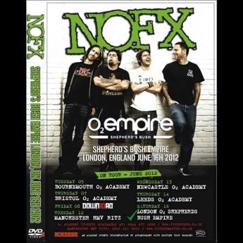 <img class='new_mark_img1' src='https://img.shop-pro.jp/img/new/icons24.gif' style='border:none;display:inline;margin:0px;padding:0px;width:auto;' />NOFX -   SHEPHARDS BUSH EMPIRE LONDON, UK. JUNE 16H 2012 DVD
