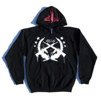 <img class='new_mark_img1' src='https://img.shop-pro.jp/img/new/icons24.gif' style='border:none;display:inline;margin:0px;padding:0px;width:auto;' />BLEEDING STAR CLOTHING - PINK CADDY ZIP-UP HOODED SWEATSHIRT