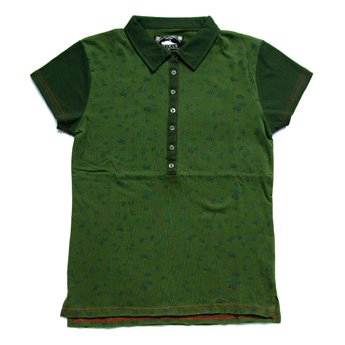<img class='new_mark_img1' src='https://img.shop-pro.jp/img/new/icons24.gif' style='border:none;display:inline;margin:0px;padding:0px;width:auto;' />ATTICUS CLOTHING - DYAN GREEN GIRLS POLO SHIRT
