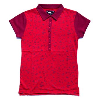 <img class='new_mark_img1' src='https://img.shop-pro.jp/img/new/icons24.gif' style='border:none;display:inline;margin:0px;padding:0px;width:auto;' />ATTICUS CLOTHING - DYAN RED GIRLS POLO SHIRT