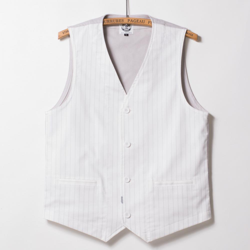 Stretch Four Vest “White Impact” ストレッチ・フォー・ベスト ホワイト・インパクト - SIRANO BROS. &  Co.