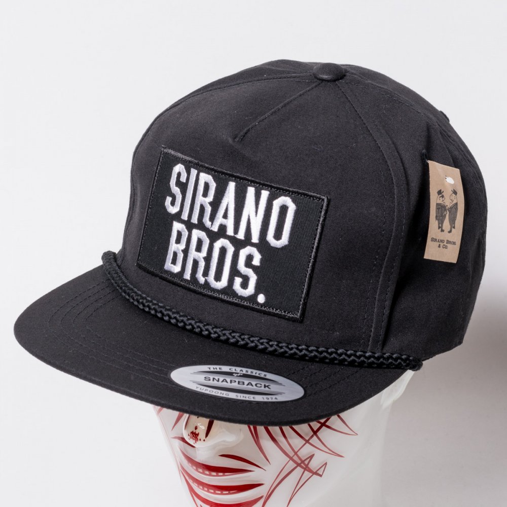 Golf Style Cap “SIRANO BROS./Mr.T & Mr.Y” Black ゴルフスタイル