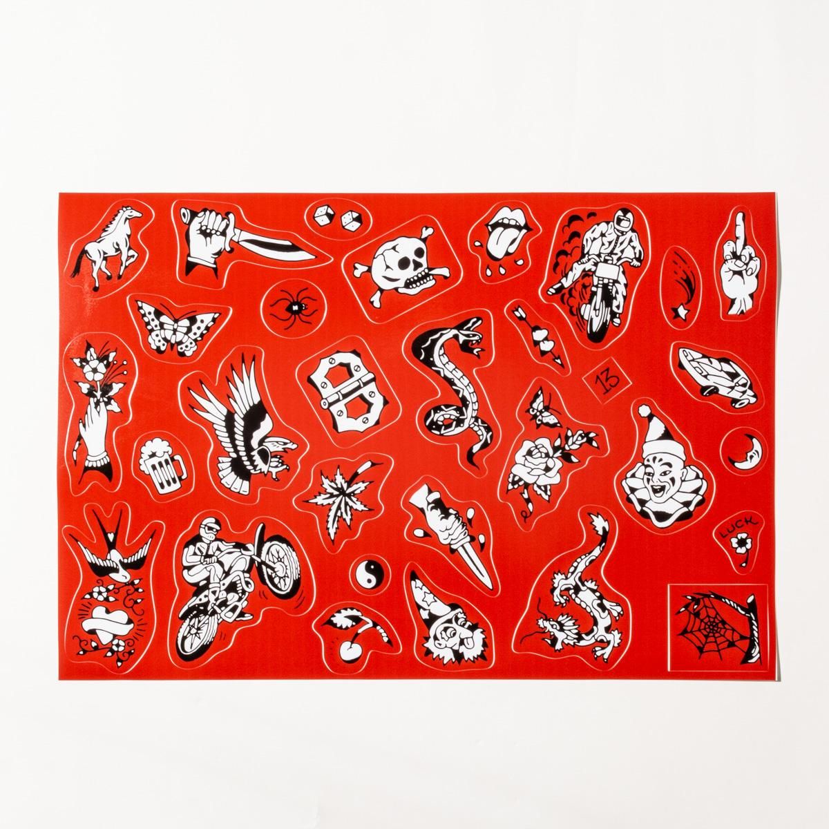 ステッカーセット タトゥーフラッシュ インクラットタトゥー #02 - Web