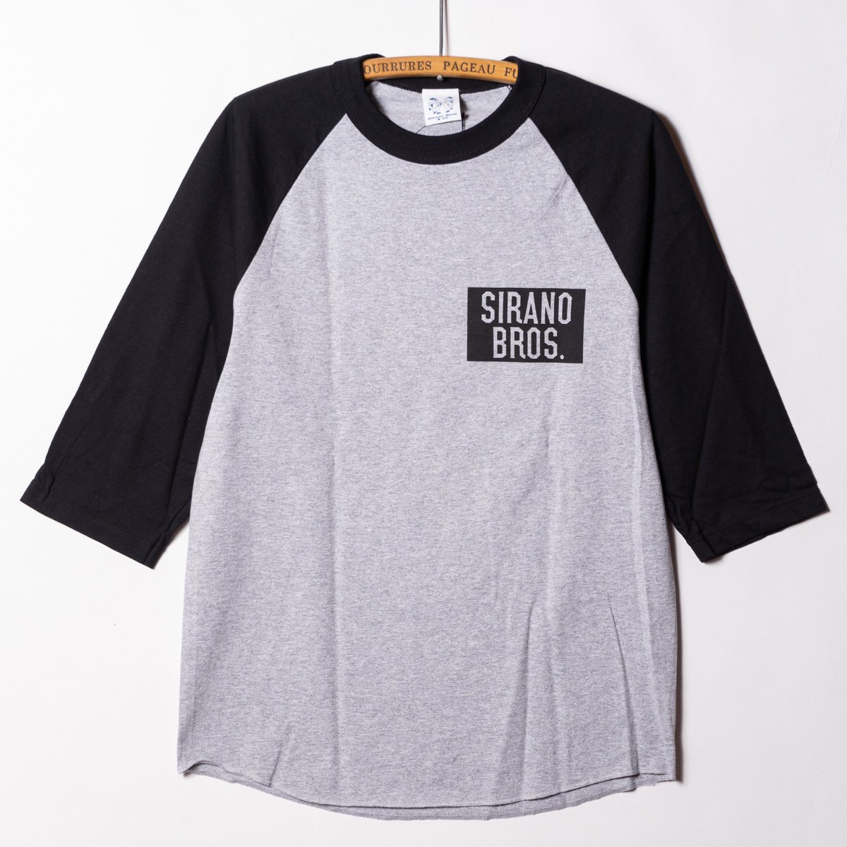 6oz ラグラン七分袖Tシャツ ミスターティー&ミスターワイ