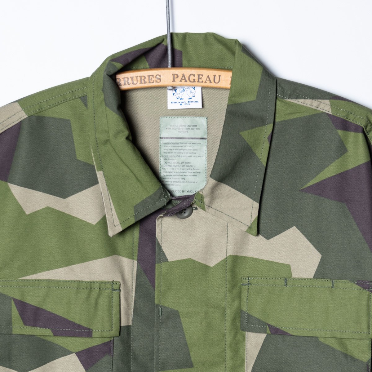 BDU Jacket, Swedish Camouflage “SMOOPY” - Web store | SIRANO BROS. & Co.