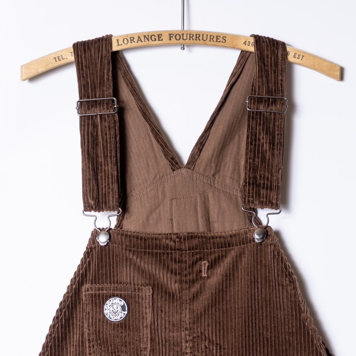 Overalls, Cords “mini Dial” Brown - Web store | SIRANO BROS. & Co.