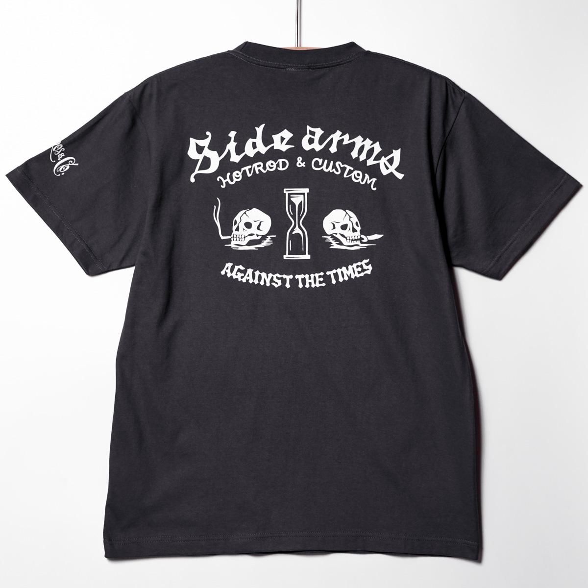 SideArms x Sibro] 7.4oz T-shirts “Side Arms” Black - Web
