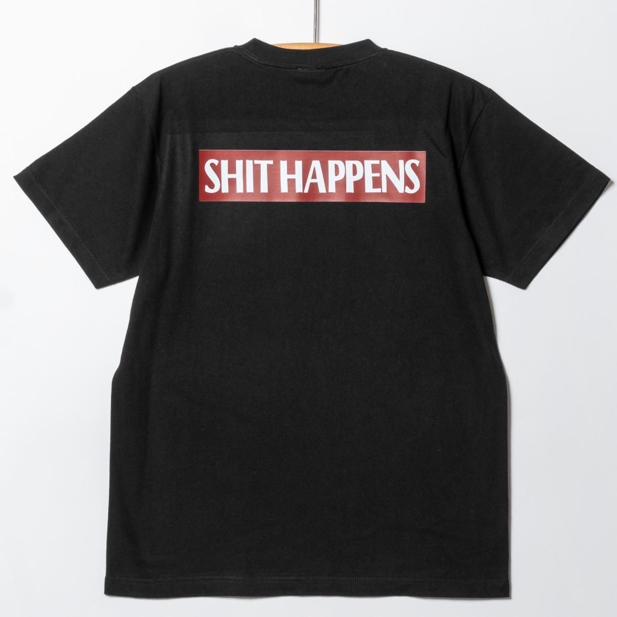Super HeavyWeight T-shirts “SHIT HAPPENS” Black - Web store