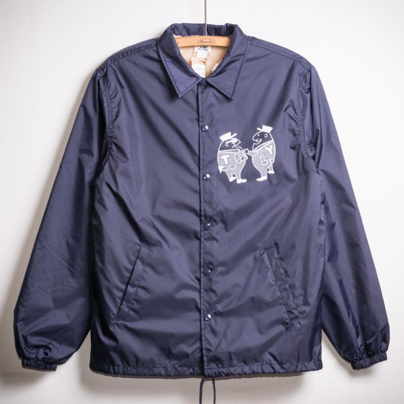 Nylon Coach Jacket with Boa Mr.T & Mr.Y NY ボア付きナイロンコーチジャケット ミスターティー&ミスターワイ  - SIRANO BROS. & Co.