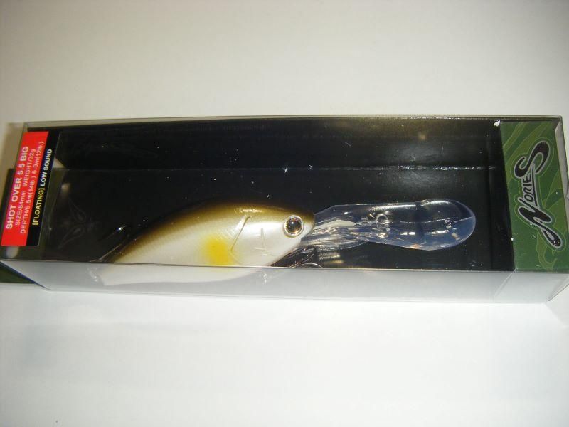 ノリーズ ショットオーバー5.5ビッグ パールアユオレンジベリー - バス