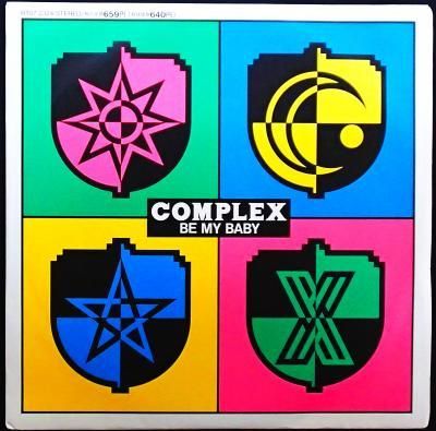 良品】ステッカー付きEP COMPLEX / BE MY BABY 1989年-