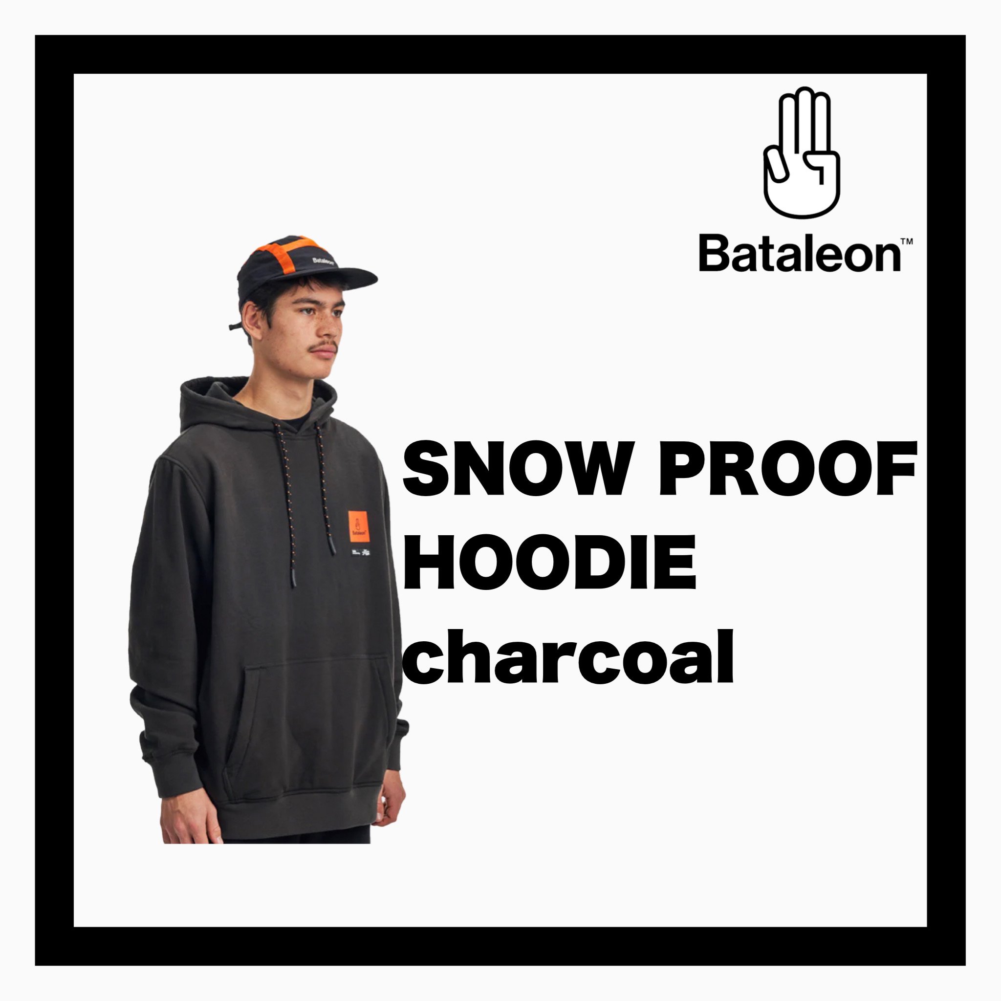 BATALEON Snow Proof Hoodie   Charcoal