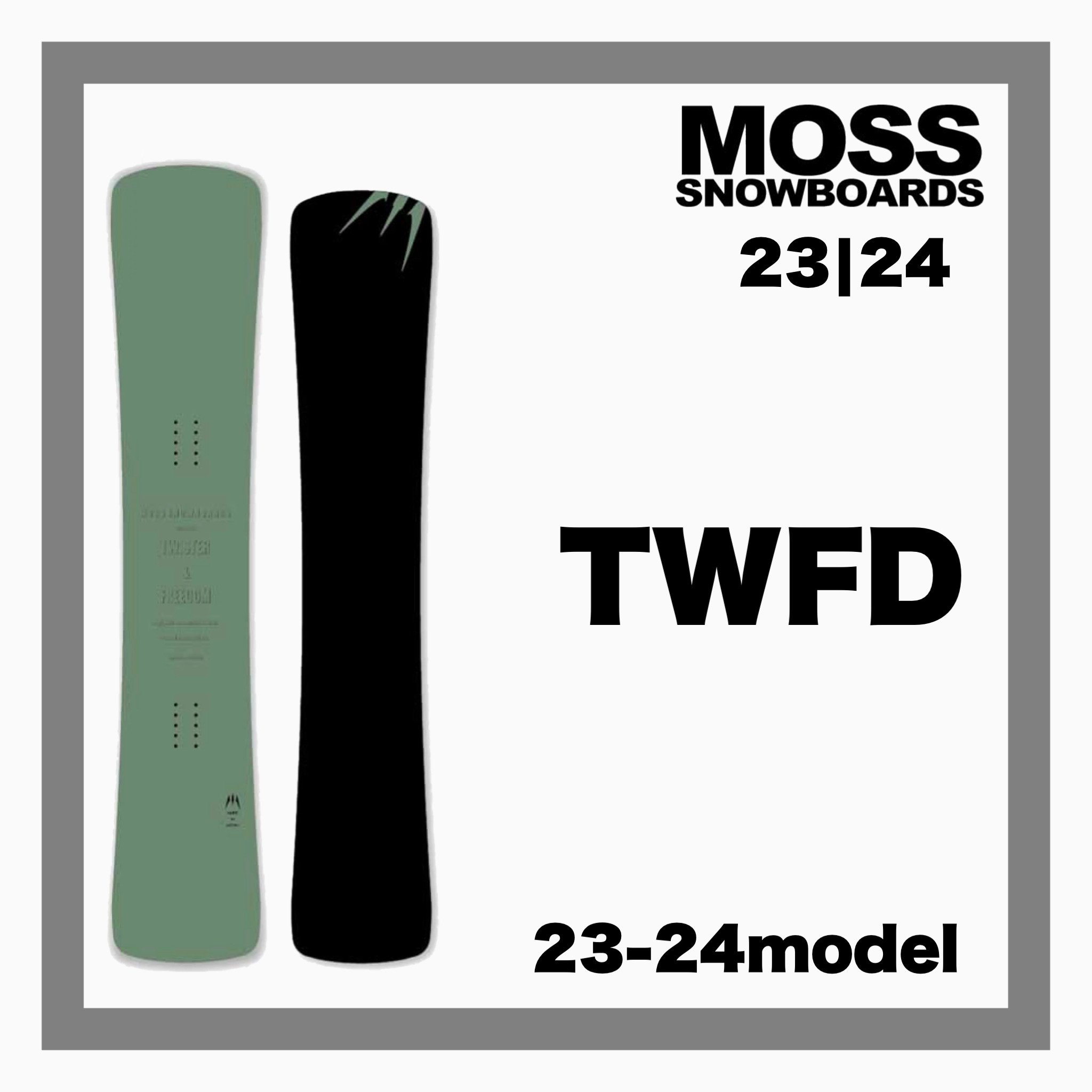 18-19 moss TWFD ツイスターフリーダム 157 - スノーボード