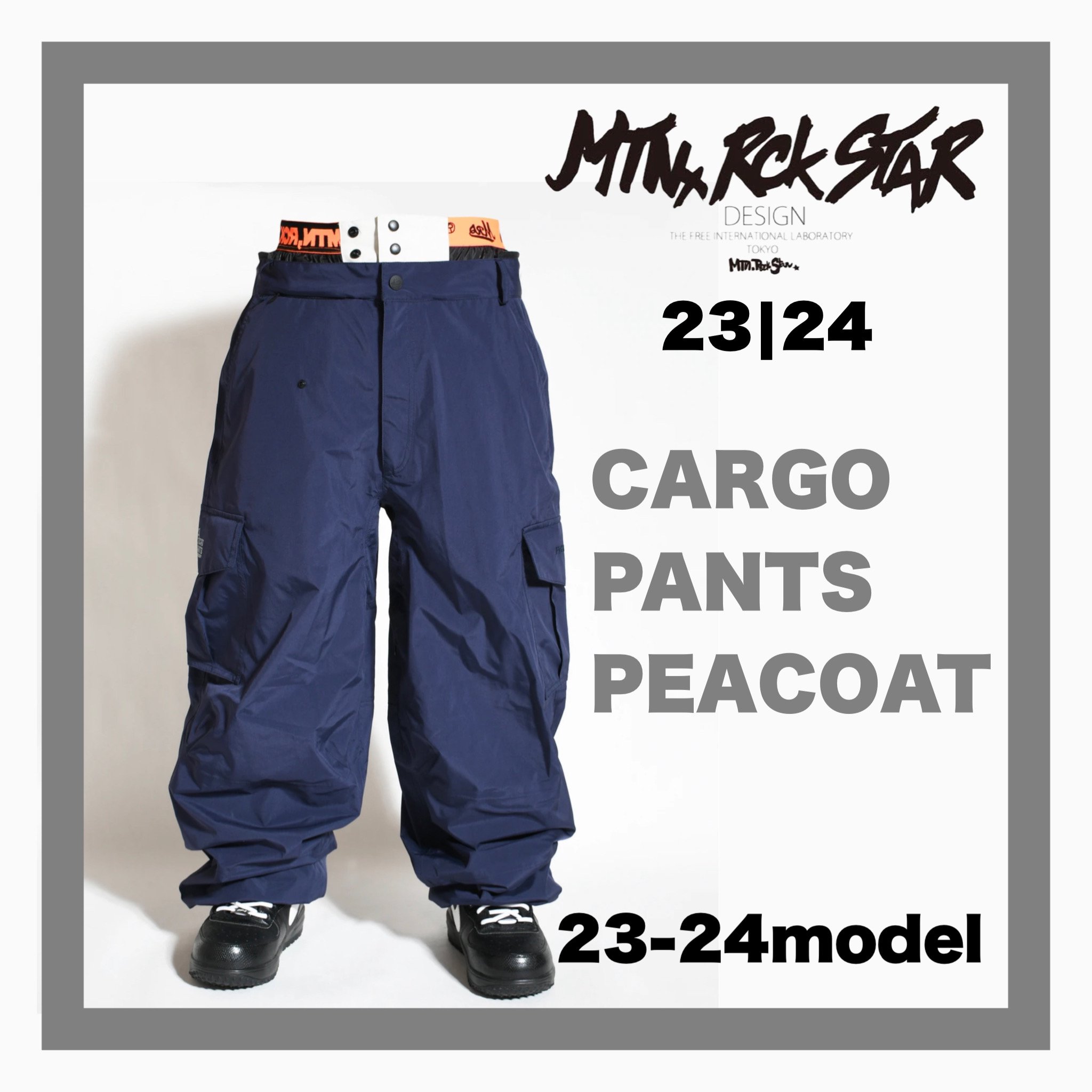 2023-2024 MOUNTAIN ROCK STAR  CARGO PANTS : PEACOAT