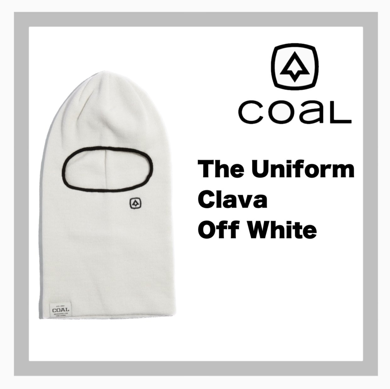 <img class='new_mark_img1' src='https://img.shop-pro.jp/img/new/icons14.gif' style='border:none;display:inline;margin:0px;padding:0px;width:auto;' />COALThe Uniform CLAVA OFF WHITE