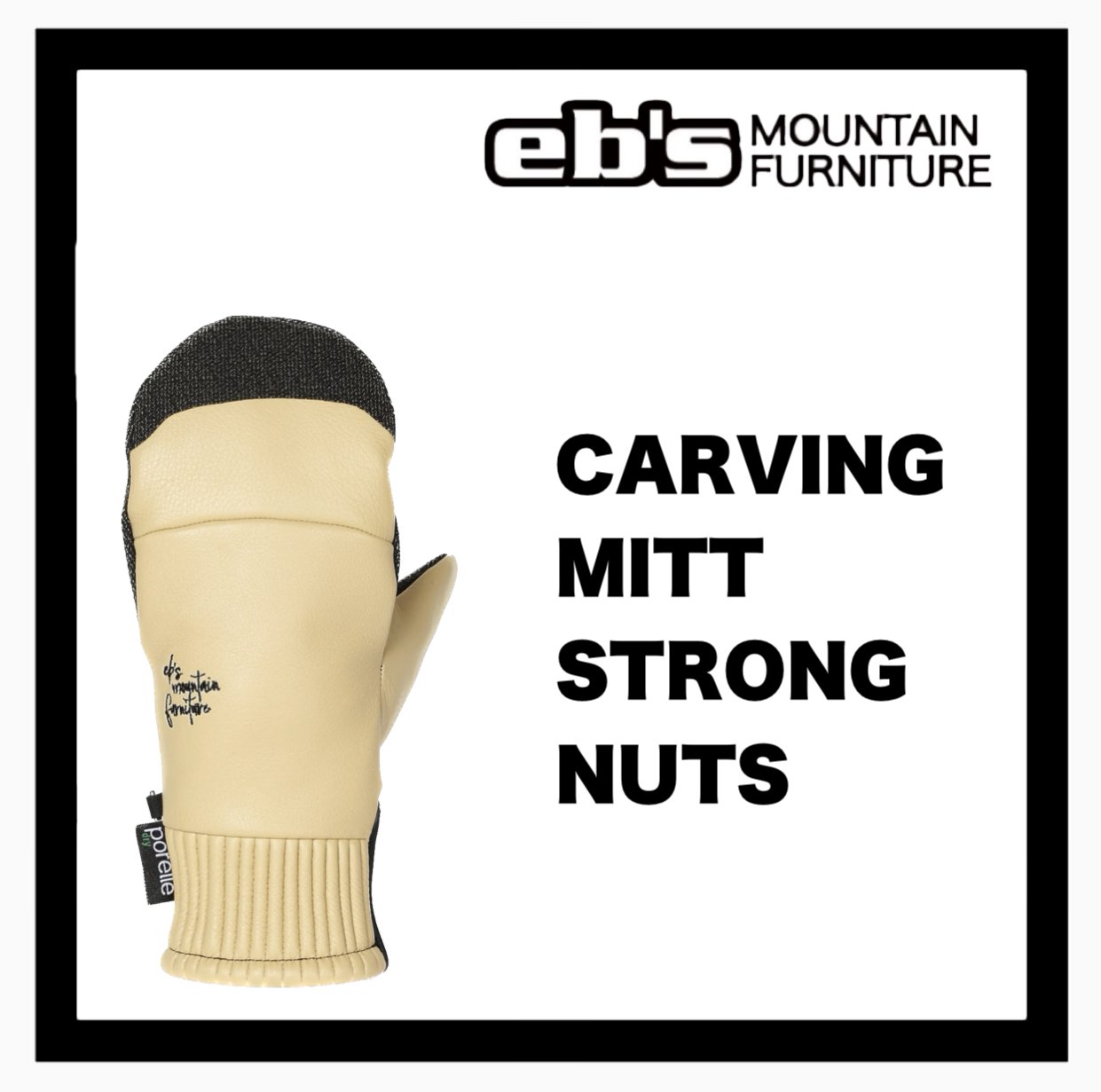 <img class='new_mark_img1' src='https://img.shop-pro.jp/img/new/icons34.gif' style='border:none;display:inline;margin:0px;padding:0px;width:auto;' />eb'sCARVING MITT / STRONG  NUTS