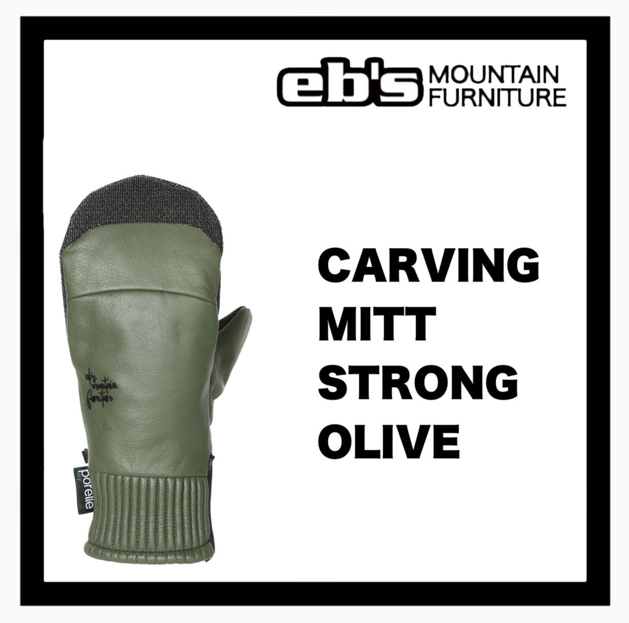 <img class='new_mark_img1' src='https://img.shop-pro.jp/img/new/icons34.gif' style='border:none;display:inline;margin:0px;padding:0px;width:auto;' />eb'sCARVING MITT / STRONG  OLIVE