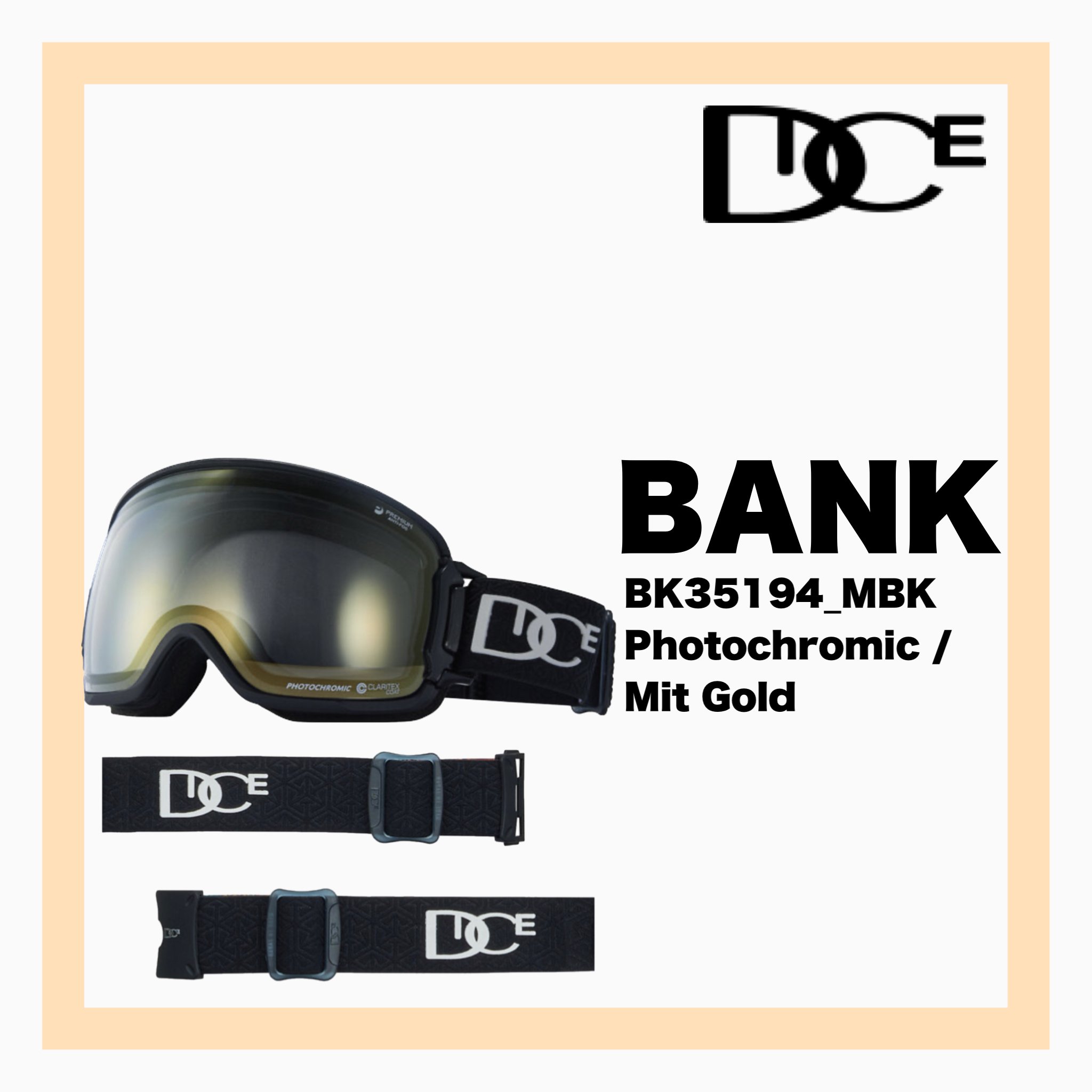 <img class='new_mark_img1' src='https://img.shop-pro.jp/img/new/icons34.gif' style='border:none;display:inline;margin:0px;padding:0px;width:auto;' />DICE BANK MBK  Photochromic / Mit Gold