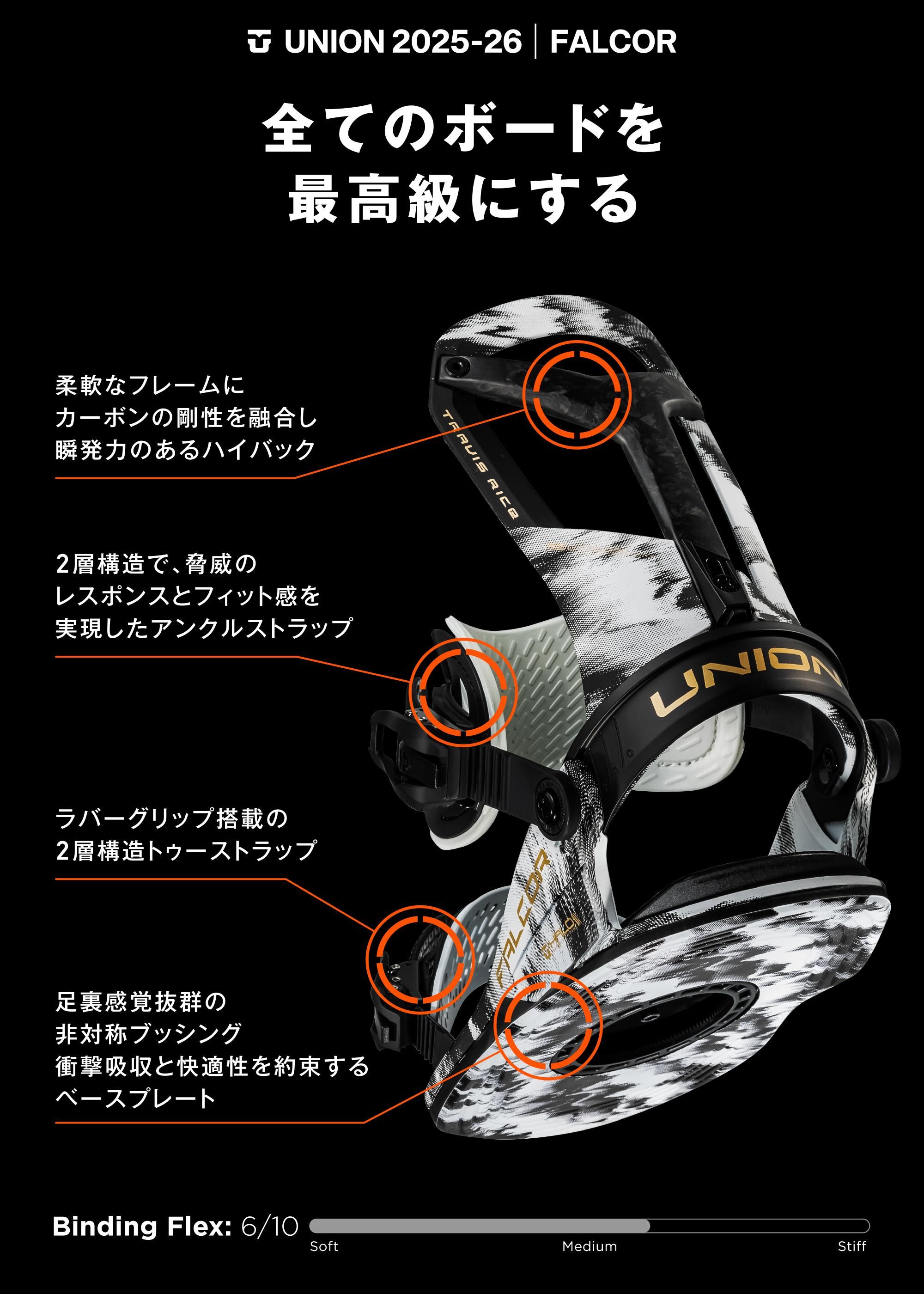 Falcor Men's Snowboard Binding 2025 | Union Binding Company