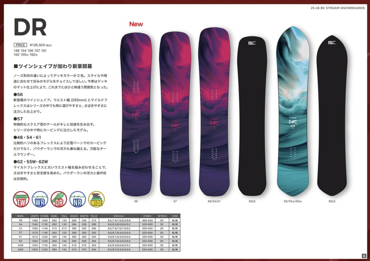 BC STREAM DR 150cm(2020-2021)スノーボード BC-STREAM 【DR 48・54・56・57・61】 - JOINT HOUSE