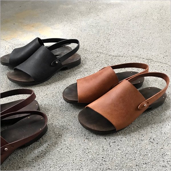 SHOE&SEWN [シューアンンド ソーン] 「Roma」ヒールストラップサンダル レディース - online store :: na-na分室::