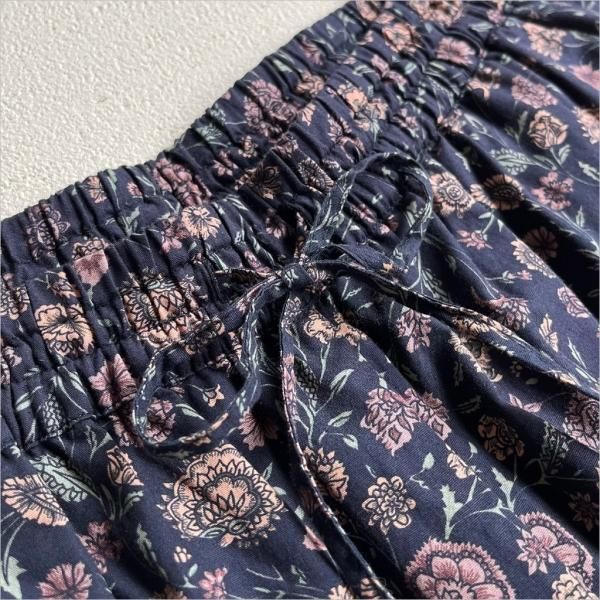 ソイル　新品タグ付き　フラワープリントパンツ 30％OFF】SOIL（ソイル） コットン フラワープリント ワイド