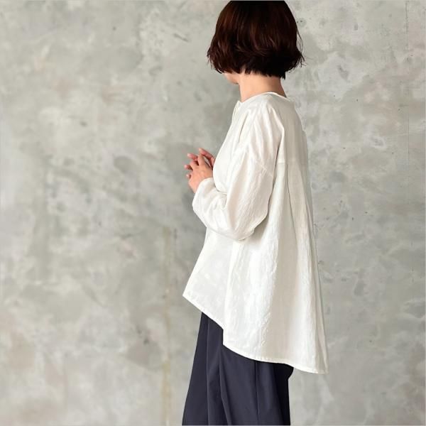 evam eva エヴァムエヴァ シャツ ウォーターリネン water linen