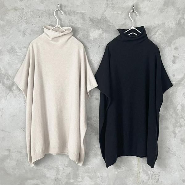 evam eva [エヴァムエヴァ] ウールポンチョ E253K077 レディース