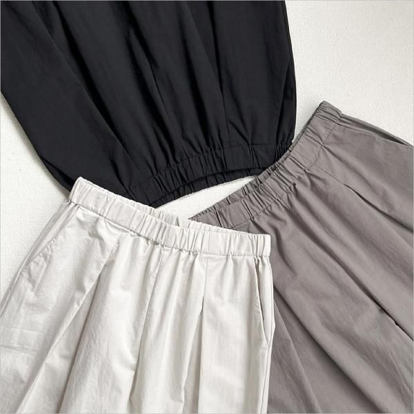 evam eva [エヴァムエヴァ] コットンキュロットパンツ E253T065