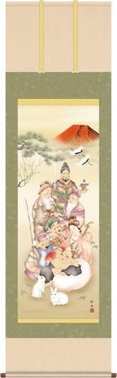 めでたや】お月見うさぎ 季題掛け軸 和紙飾り – めでたや