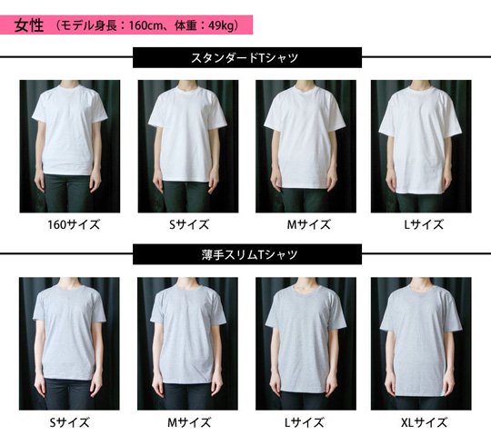 サイズ・素材について - 新潟Tシャツ委員会