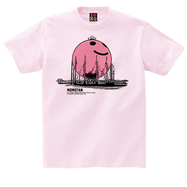 モモタン 新発田ガス キッズ ベビー ライトピンク 新潟tシャツ委員会 モモタン 新発田ガス キッズ ベビー ライトピンク 新潟tシャツ委員会