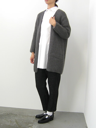 Evam Eva エヴァムエヴァ ライジングヤーンローブ E173k149 Clothes Tile Evam Eva エヴァムエヴァ ライジングヤーンローブ E173k149 Clothes Tile